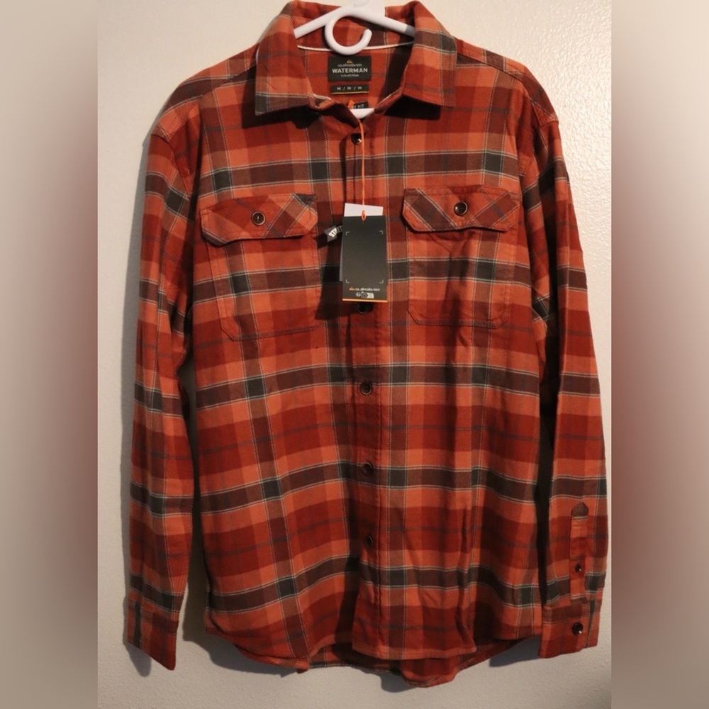Wrangler Red Plaid Button-Up Shirt